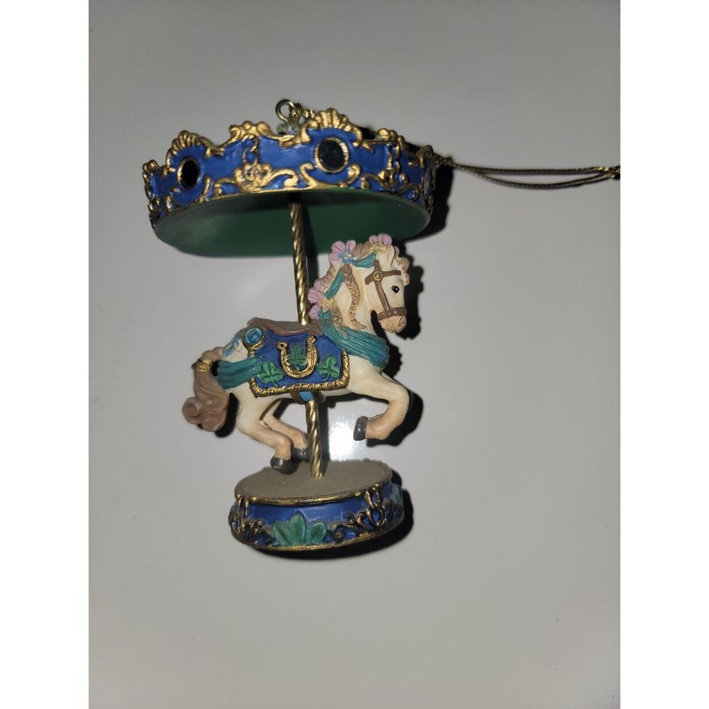 Bradford Editions -Carousel Lucky Stride -Horse Ornament‎